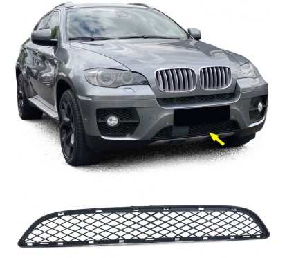 Grille de pare choc avant noir adaptable sur BMW X6 E71 (06-14)