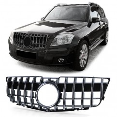 Calandre noir brillant et chrome adaptable sur Mercedes Classe GLK X204 08-12