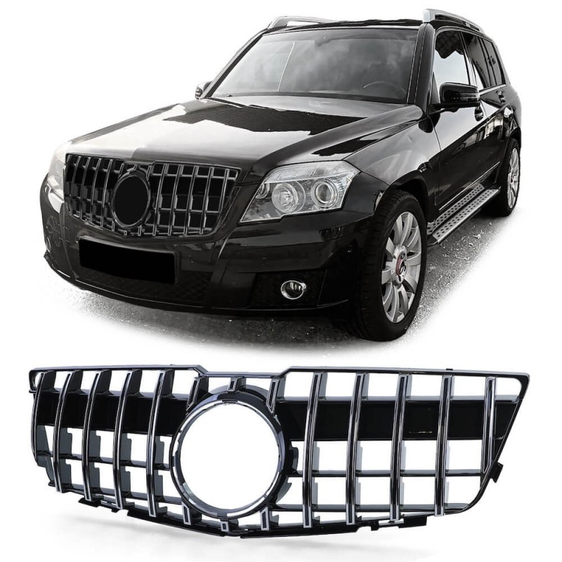 Calandre noir brillant et chrome Mercedes Classe GLK X204 (08-12)