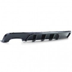 Diffuseur noir brillant adaptable sur BMW série 1 E82 E88 (07-13)