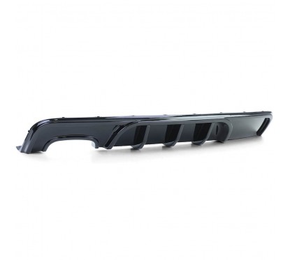 Diffuseur noir brillant adaptable sur BMW série 1 E82 E88 (07-13)