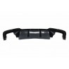 Diffuseur noir brillant double sortie adaptable sur BMW série 5 F10 F11 Pack M (11-17)
