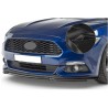 Rajout de pare-choc avant carbone adaptable sur Ford Mustang VI 14-17