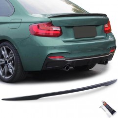 Becquet noir brillant adaptable sur BMW Série 2 F22 coupé (13+)