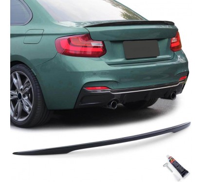Becquet noir brillant adaptable sur BMW Série 2 F22 coupé (13+)