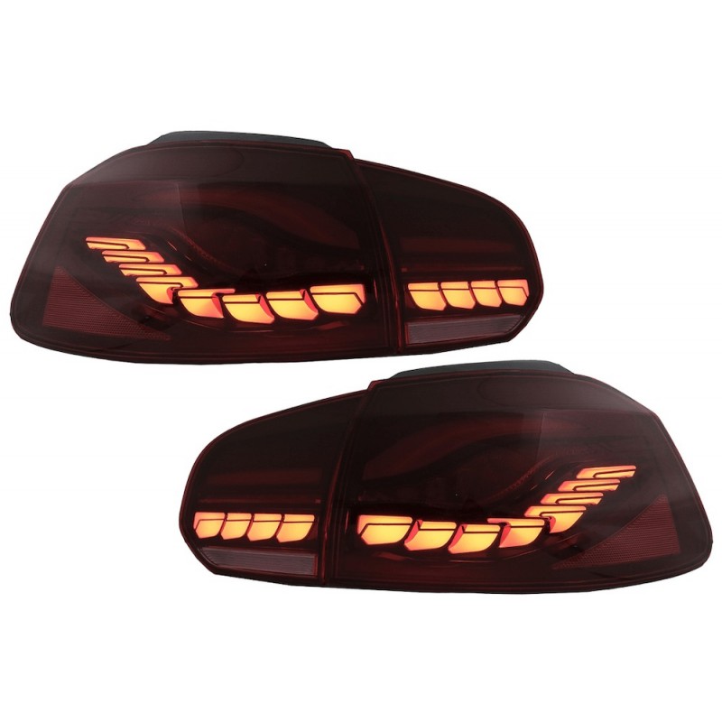 2x Feux LED adaptables sur Golf 6 VI clignotants dynamiques Full LED 08-13