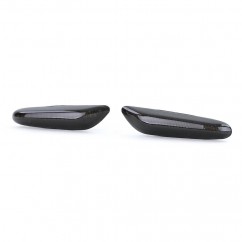 2x Clignotants ailes noir fumé adaptables sur BMW Série 1 E81 E82 E87 E88 (04-12)