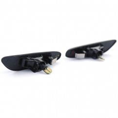 2x Clignotants ailes noir fumé adaptables sur BMW Série 1 / Série 3 /  X1