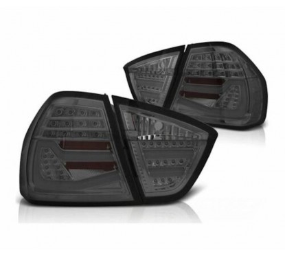 2x Feux arrières noir fumé adaptables sur BMW Série 3 E90 (05-08)