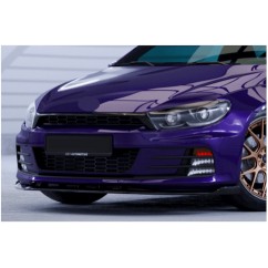 Rajout de pare-choc avant carbone adaptable sur VW Sirocco 3 14-17