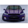 Rajout de pare-choc avant noir brillant adaptable sur VW Sirocco 3 14-17