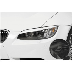 Sourcils phares avants carbone adaptables sur BMW Série 3 E92/E93 06-10
