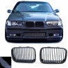 2x Grilles de calandre noir brillant adaptables sur BMW Série 3 E36 91-96