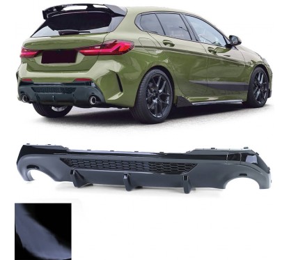 Diffuseur noir brillant adaptable sur BMW série 1 F40 19+