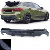 Diffuseur noir brillant adaptable sur BMW série 1 F40 19+