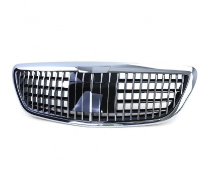 Calandre chrome et noir brillant Mercedes Classe S W222 (avec vision nocturne) 13-20