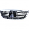 Calandre chrome et noir brillant adaptable sur Mercedes Classe S W222 13-20