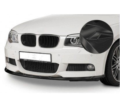 Rajout de pare-choc avant carbone adaptable sur BMW Série 1 E82 E88 07-13