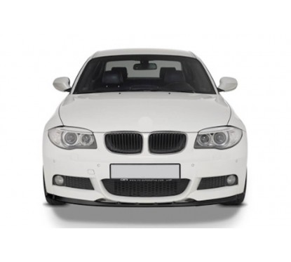 Rajout de pare-choc avant noir brillant adaptable sur BMW Série 1 E82 E88 07-13