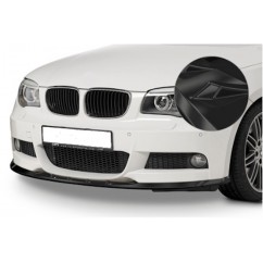 Rajout de pare-choc avant noir brillant adaptable sur BMW Série 1 E82 E88 07-13