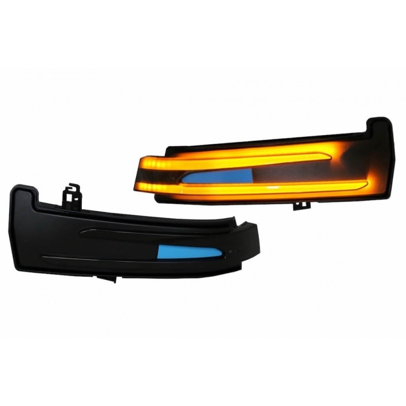 2x Clignotants de rétroviseurs LED adaptables sur Mercedes Classe A / B / C / E / GLK / S