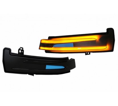 2x Clignotants de rétroviseurs LED adaptables sur Mercedes Classe A / B / C / E / GLK / S