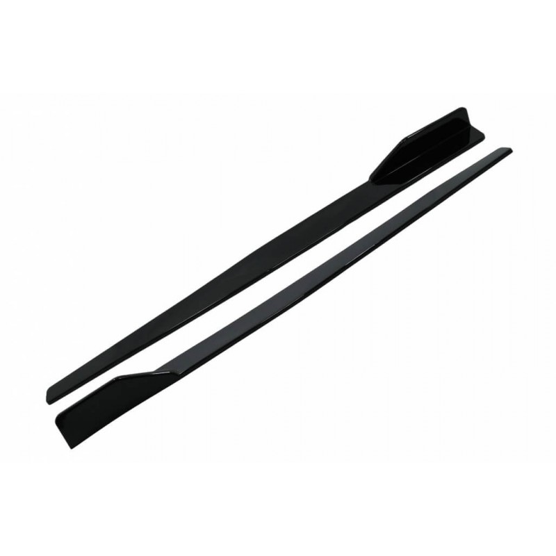 2x Bas de caisse noir brillant adaptables sur Toyota Corolla XII 19+