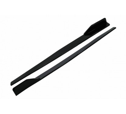 2x Bas de caisse noir brillant adaptables sur Toyota Corolla XII 19+
