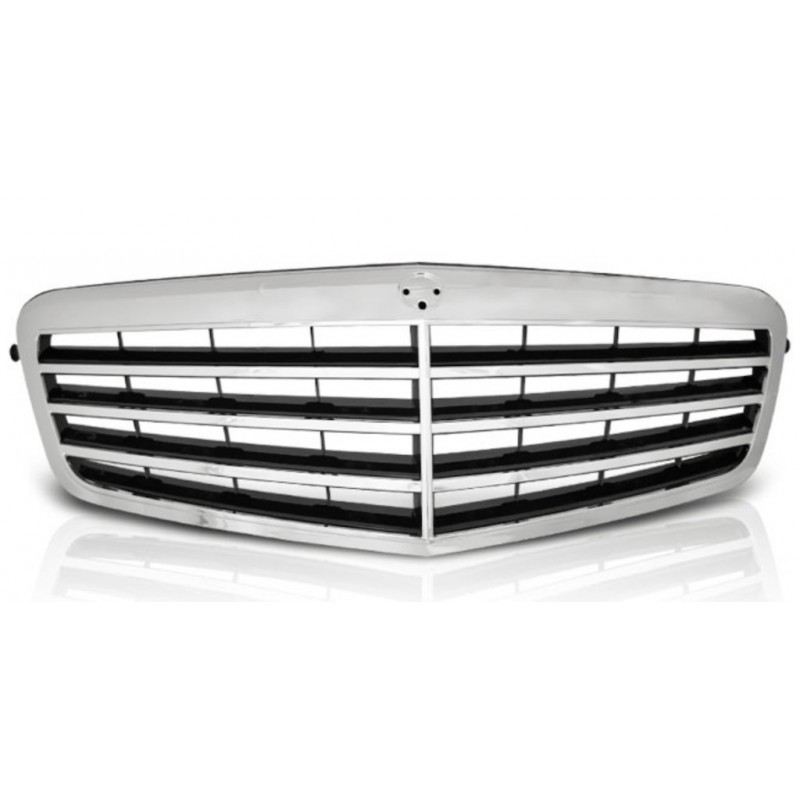 Calandre chrome et noir adaptable sur Mercedes Classe E W212 (09-13) Calandre chrome et noir adaptable sur Mercedes Classe E W212 (09-13)