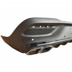 Diffuseur + sorties d'échappements chromés Mercedes GLE C167 20+