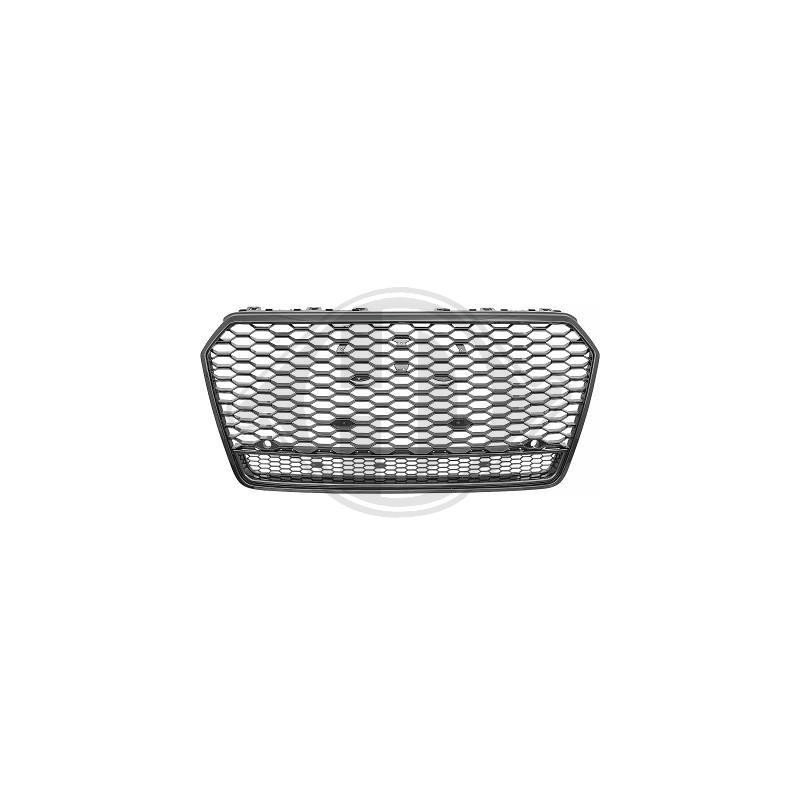 Calandre Noir Brillant Audi A7 4G Facelift (15-18) Look RS7 (v2)