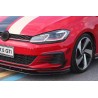 Rajout de pare-choc avant Noir brillant adaptable sur VW Golf VII 7.5 (17-20)