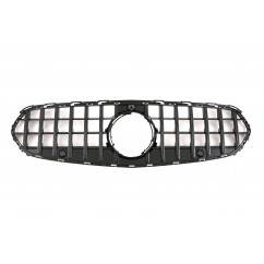 Grille de calandre Noir Brillant Mercedes Classe C W206 Panamericana (21+) Sans Pack AMG