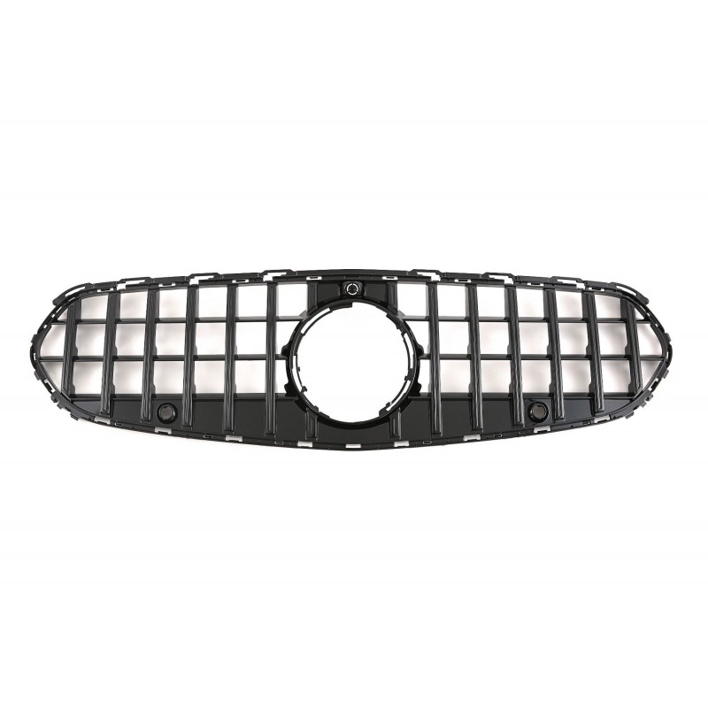 Grille de calandre Noir Brillant Mercedes Classe C W206 Panamericana (21+) Sans Pack AMG