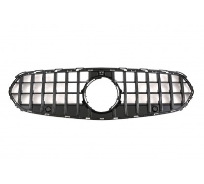 Grille de calandre Noir Brillant Mercedes Classe C W206 Panamericana (21+) Sans Pack AMG