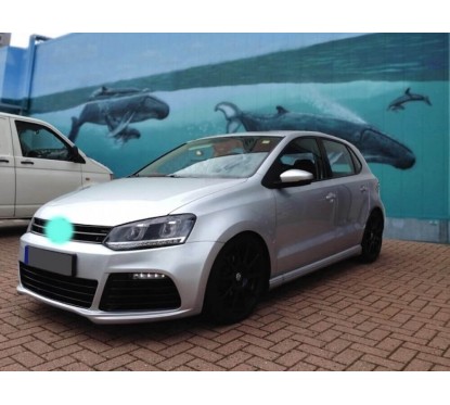 Pare-choc avant adaptable sur Vw Polo 6R 6C R20 Design (09-17)