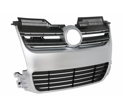 Calandre aluminium brossé VolksWagen Golf 5 (03-07) R32 Look