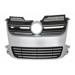 Calandre aluminium brossé VolksWagen Golf 5 (03-07) R32 Look