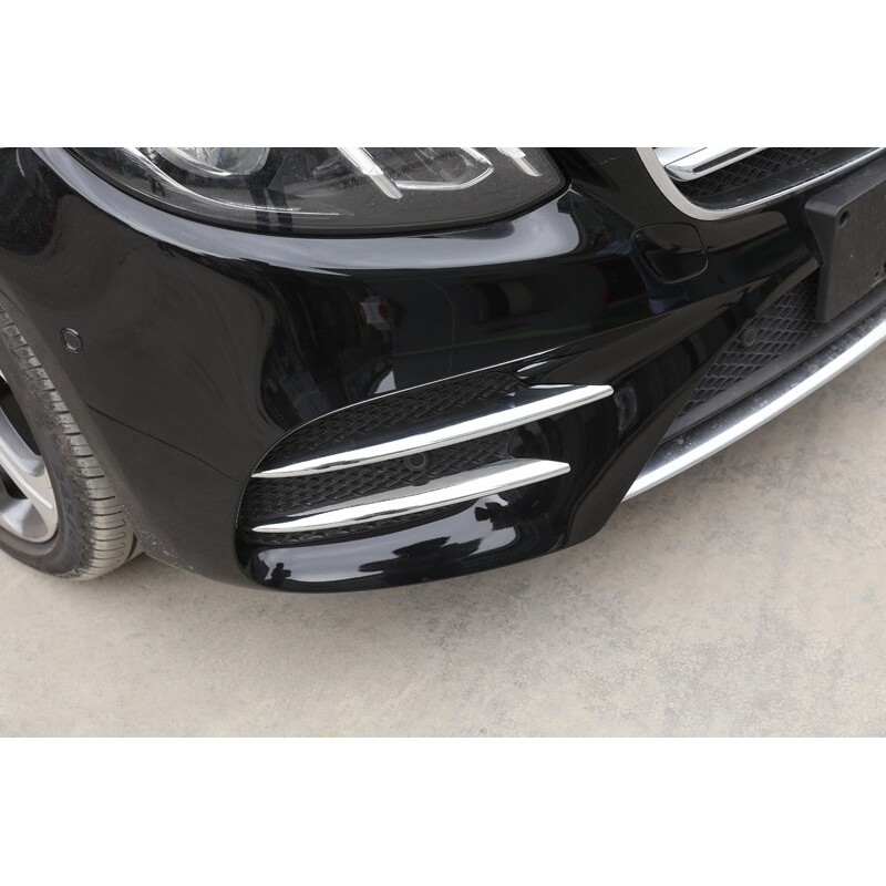 2x Rajout / ailettes de grilles de pare choc chrome Mercedes Classe E Berline W213 et Coupé C238 (16-20) 2x Rajout / ailettes de grilles de pare choc chrome Mercedes Classe E Berline W213 et Coupé C238 (16-20)