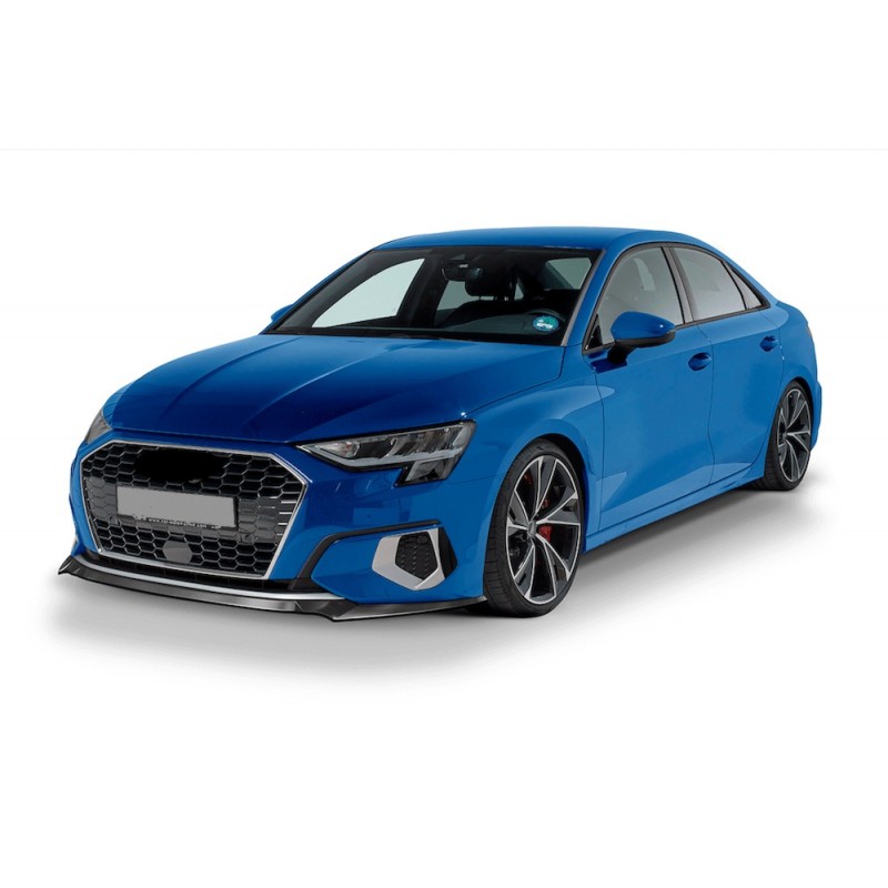 Rajout de pare-choc avant noir brillant adaptable sur Audi A3 8Y 20+