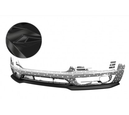 Rajout de pare-choc avant carbone adaptable sur Audi Q7 S-Line 05-09