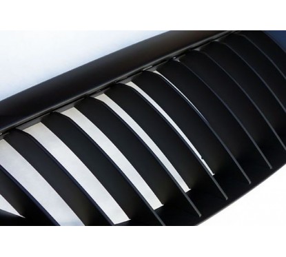 2x Grilles de Calandre Noir mat BMW Série 6 E63 E64 (03-10)