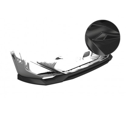 Rajout de pare-choc avant carbone adaptable sur BMW X3 Pack M 21+