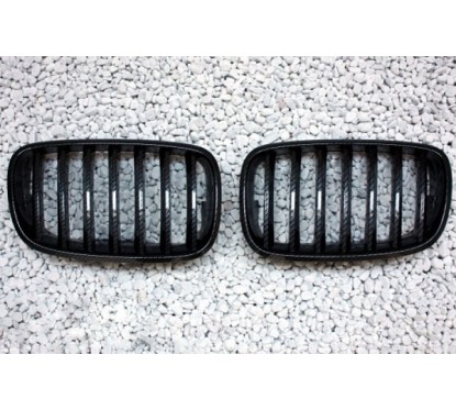 2x Grilles de Calandre BMW X5 E70 Carbone