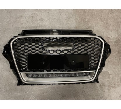 Calandre Audi A3 8V Look RS3 Silver (16-19)