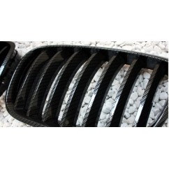 2x Grilles de Calandre BMW X5 E70 Carbone