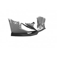 Rajout de pare-choc avant carbone adaptable sur BMW X3 Pack M 21+