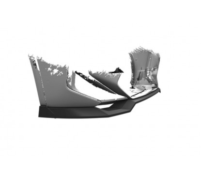 Rajout de pare-choc avant carbone adaptable sur BMW X3 Pack M 21+