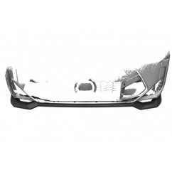 Rajout de pare-choc avant carbone adaptable sur BMW X3 Pack M 21+