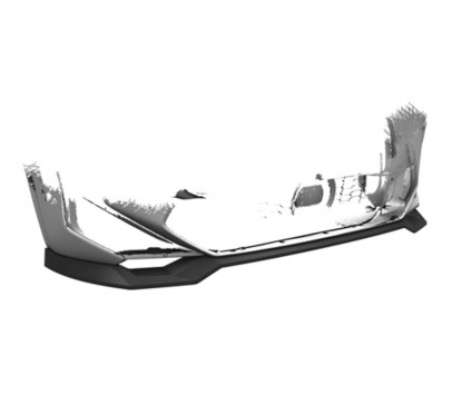 Rajout de pare-choc avant noir brillant adaptable sur BMW X3 Pack M à partir de 2021